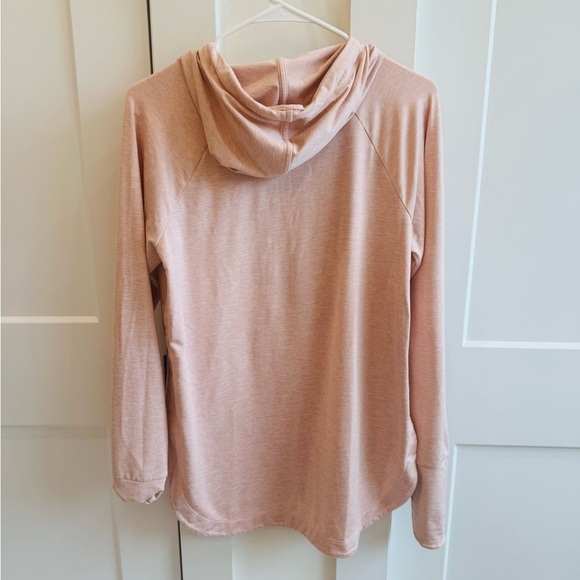 Athleta Tech Long Sleeve Hoodie in Blush Size M​​​ - Picture 6 of 8